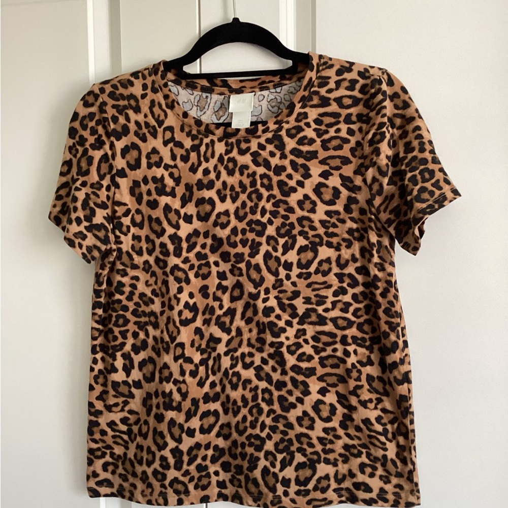 H&M  Leopard Print T-Shirt
